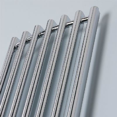ULTRAHEAT TROJAN CHROME H1760mm x W390mm CURVED CONTEMPORARY VERTICAL 'D' PROFILE RADIATOR, TR4T18C ULTRAHEAT TROJAN CHROME H1760mm x W390mm CURVED CONTEMPORARY VERTICAL 'D' PROFILE RADIATOR, TR4T18C